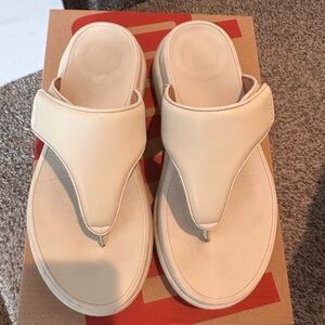 Fitflop F-Mode Go adjustable flatform sandals size US 5